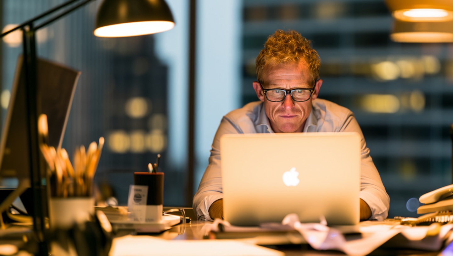 An instructor reviewing cohort decision evidence at a desk